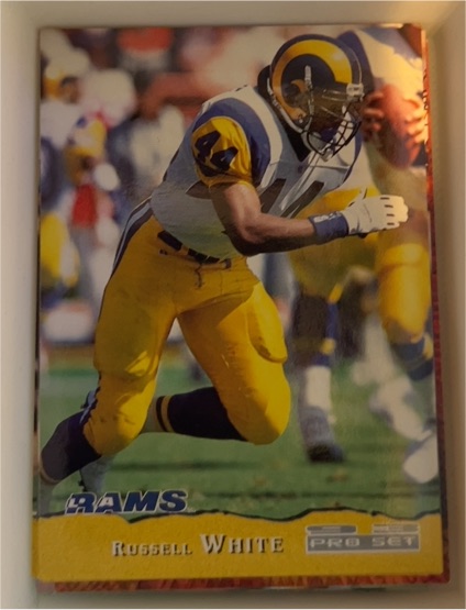 1993 Pro Set #235 Russell White — front