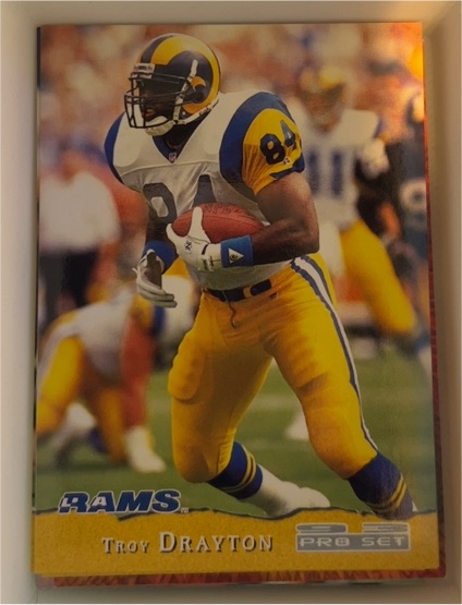 1993 Pro Set #227 Troy Drayton — front