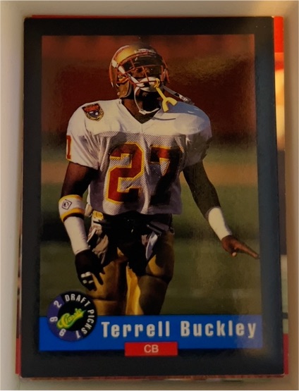 1992 Classic Draft Picks #59 Terrell Buckley — front