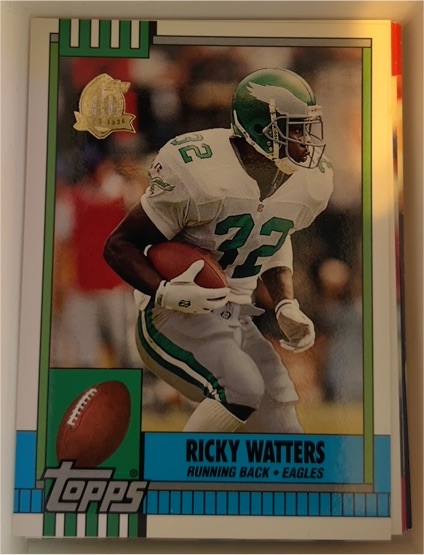 1996 Topps 40th Anniversary #35 Ricky Watters — front