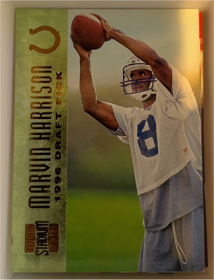 1996 Topps Stadium Club #145 Marvin Harrison — front