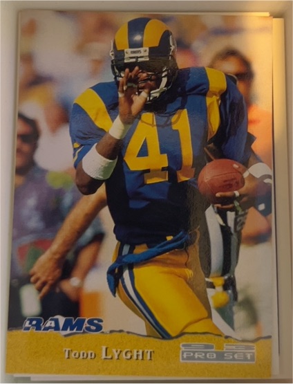 1993 Pro Set #231 Todd Lyght — front