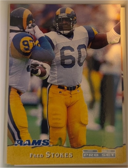 1993 Pro Set #234 Fred Stokes — front
