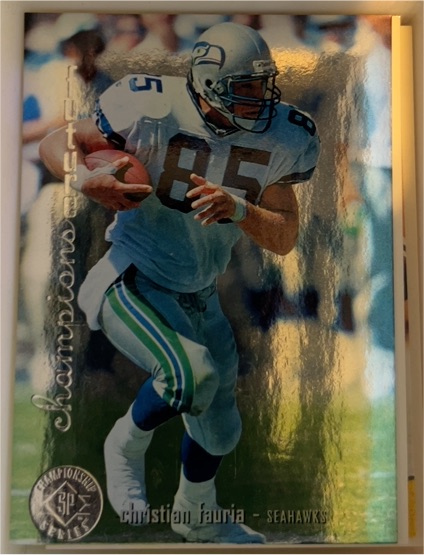 1995 SP Championship #41 Christian Fauria — front