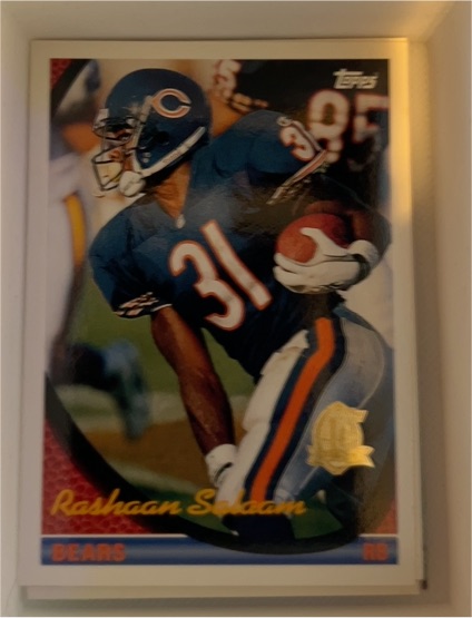 1996 Topps #31 Rashaan Salaam — front