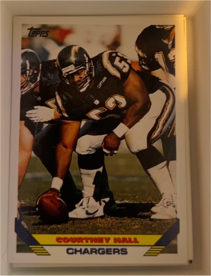 1993 Topps #362 Courtney Hall — front