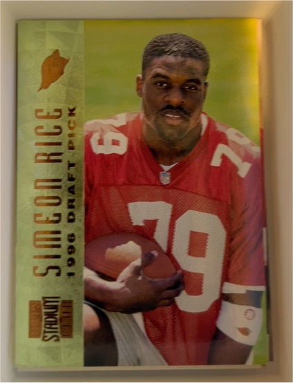 1996 Topps Stadium Club #140 Simeon Rice — front