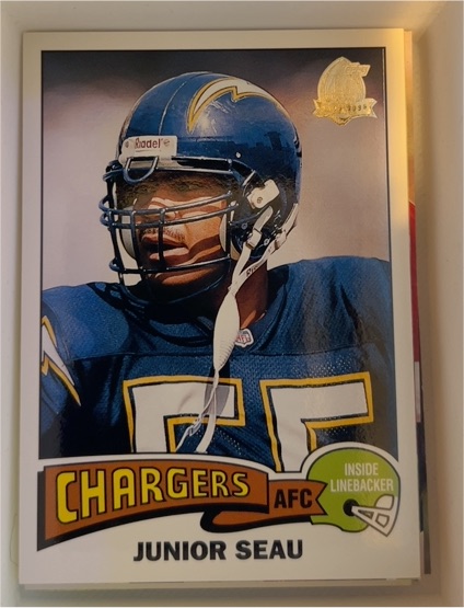 1996 Topps 40th Anniversary #20 Junior Seau — front
