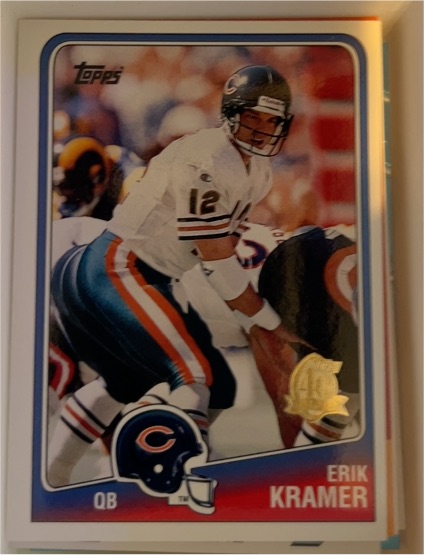 1996 Topps #165 Erik Kramer — front