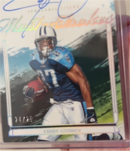2025 Panini Impeccable #67 Eddie George — front