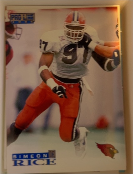 1996 Pro Line #345 Simeon Rice — front