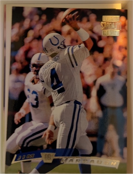 1996 Topps Stadium Club #80 Jim Harbaugh — front