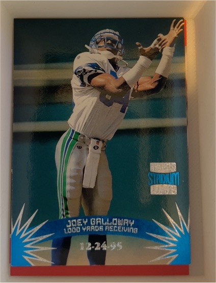 1996 Topps Stadium Club #157 Joey Galloway — front