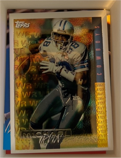 1995 Topps Mystery Finest #NNO Michael Irvin — front