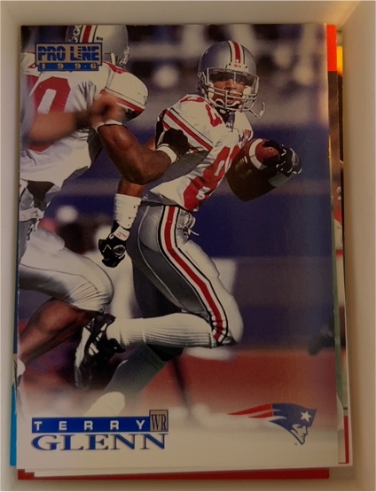 1996 Pro Line #343 Terry Glenn — front
