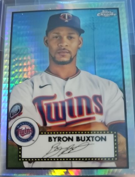 2021 Topps Chrome Platinum Anniversary #291 Byron Buxton — front
