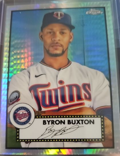 2021 Topps Chrome Platinum Anniversary #291 Byron Buxton — front