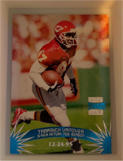 1996 Topps Stadium Club #162 Tamarick Vanover — front