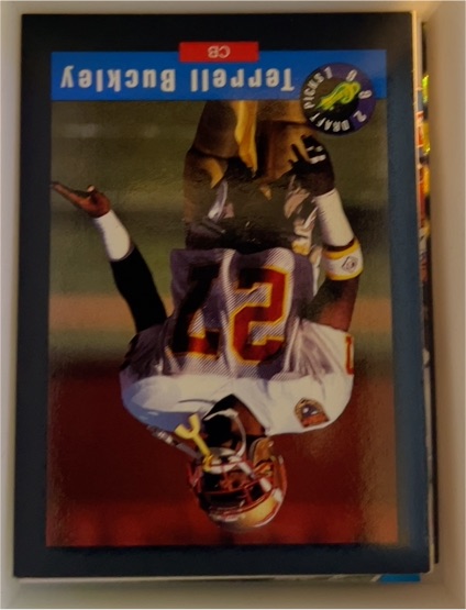 1992 Classic Draft #59 Terrell Buckley — front
