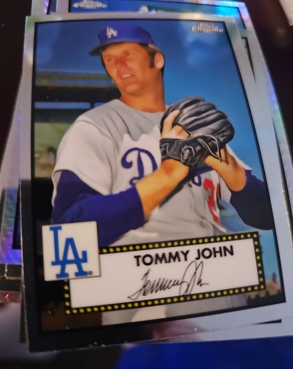 2021 Topps Chrome Platinum Anniversary #483 Tommy John — front