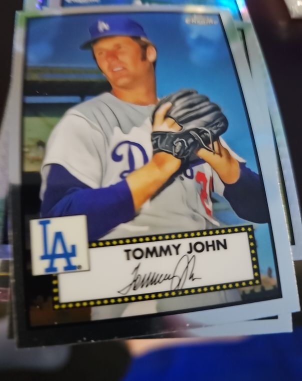 2021 Topps Chrome Platinum Anniversary #483 Tommy John — front