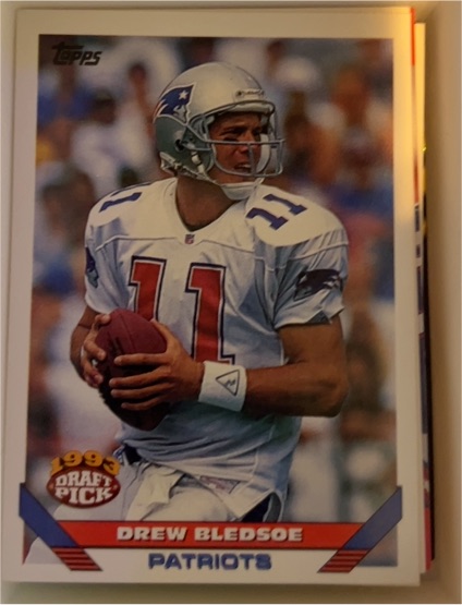 1993 Topps #400 Drew Bledsoe — front