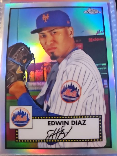 2021 Topps Chrome Platinum Anniversary #264 Edwin Diaz — front
