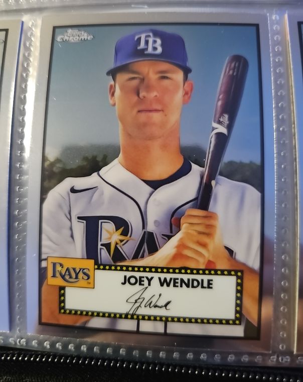 2021 Topps Chrome Platinum Anniversary #415 Joey Wendle — front