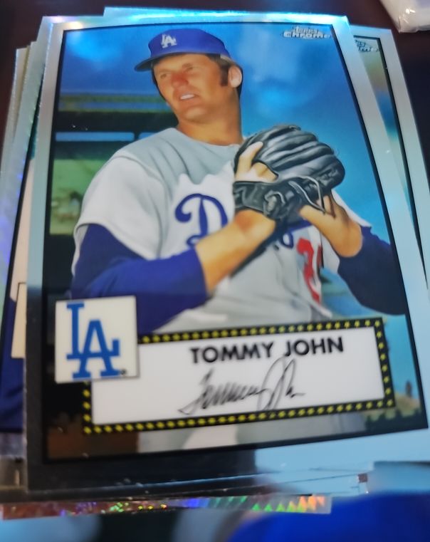 2021 Topps Chrome Platinum Anniversary #483 Tommy John — front