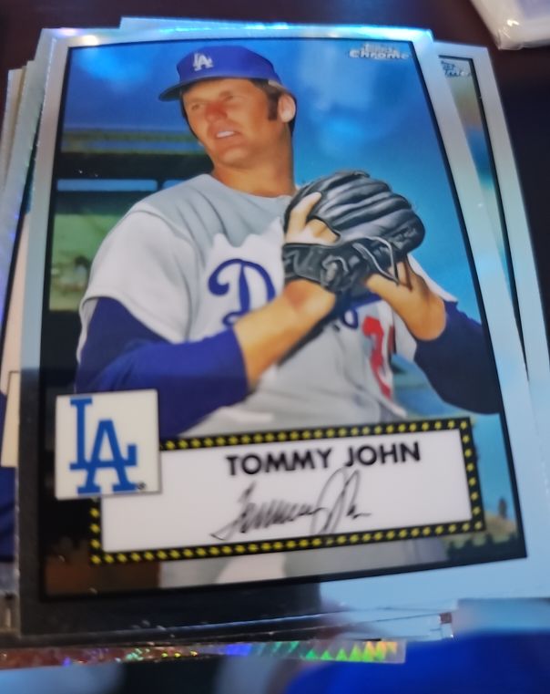 2021 Topps Chrome Platinum Anniversary #483 Tommy John — front