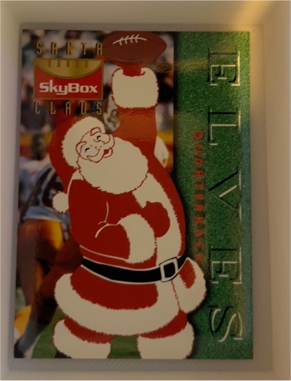 1995 Skybox Santa Claus Elves Quarterback #000 — front