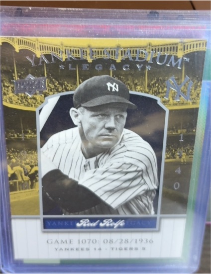 2008 Upper Deck Yankee Stadium Legacy #1329 Red Rolfe — front