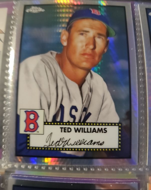 2021 Topps Chrome Platinum Anniversary #614 Ted Williams — front
