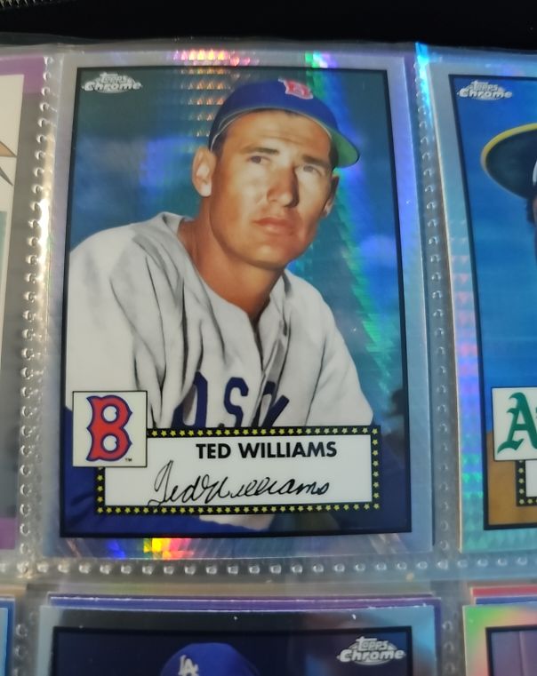 2021 Topps Chrome Platinum Anniversary #614 Ted Williams — front