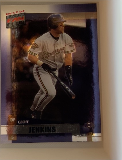 2001 Donruss Best of Fan Club #5 Geoff Jenkins — front