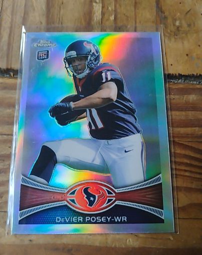 2012 Topps Chrome #114 DeVier Posey — front
