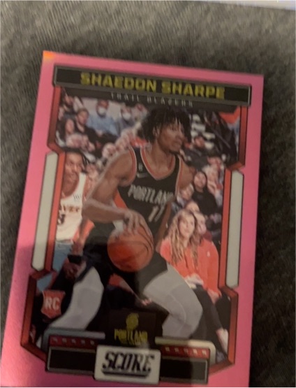 2022-23 Score #544 Shaedon Sharpe — front