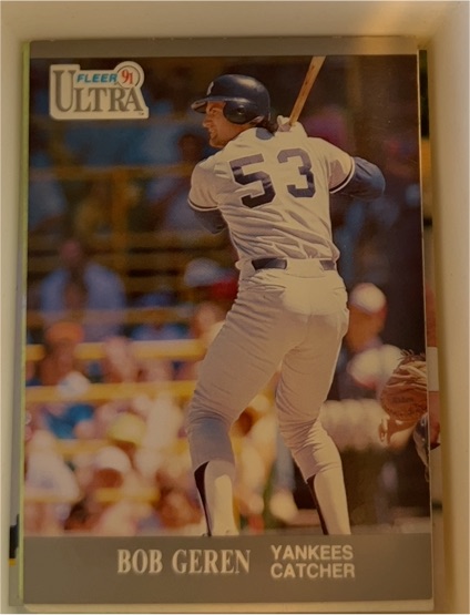 1991 Fleer Ultra #231 Bob Geren — front