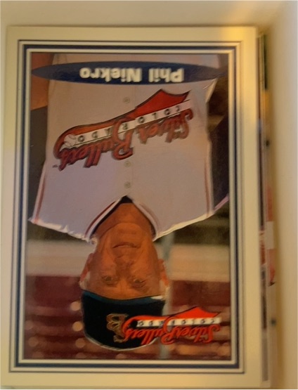 1994 Coors Brewing Colorado Silver Bullets Phil Niekro Manager — front