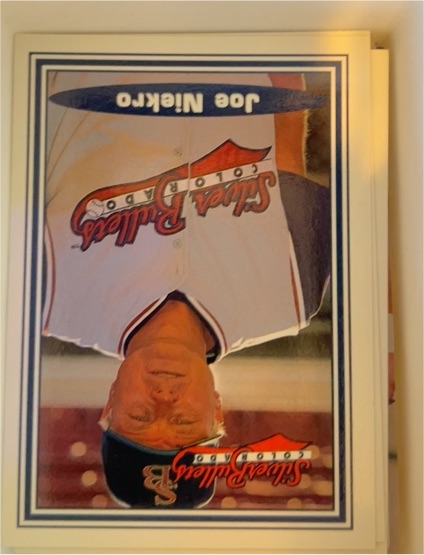 1994 Coors Brewing Colorado Silver Bullets Joe Niekro — front