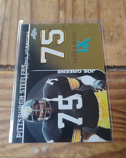 2008 Topps Chrome NFL Dynasties Tribute #DYNC-JG Joe Greene — front