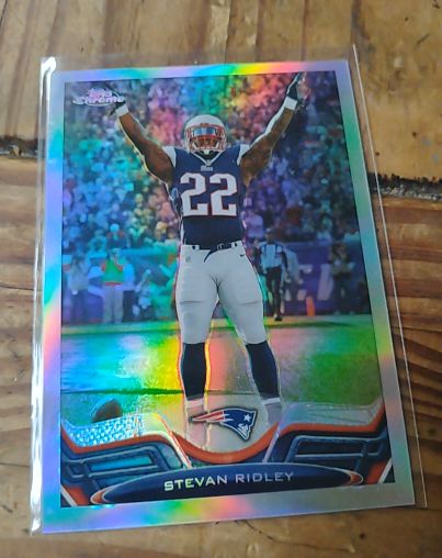 2013 Topps Chrome #161 Stevan Ridley — front