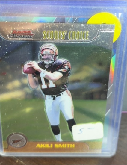 1999 Bowman Chrome Scout's Choice #SC11 Akili Smith — front