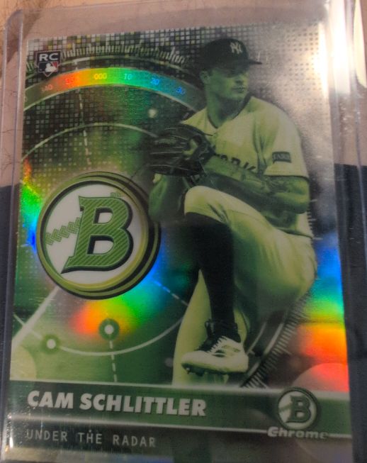 2026 Bowman Chrome #UR-2 Cam Schlittler Under The Radar Rookie — front
