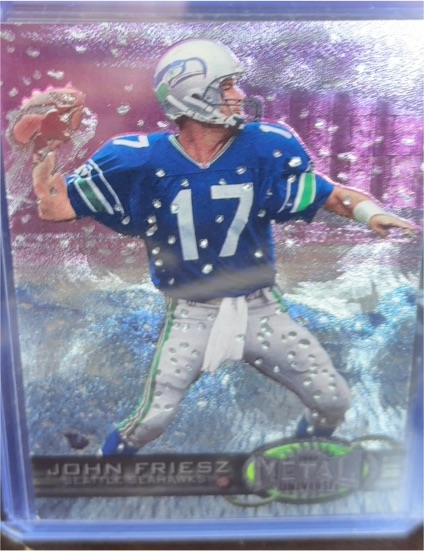 1997 Skybox Metal Universe #89 John Friesz — front