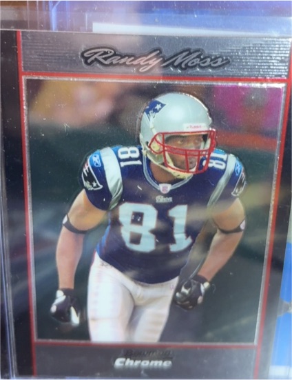 2007 Bowman Chrome #BC207 Randy Moss — front