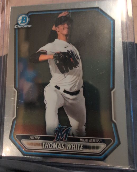 2026 Bowman Chrome #BCP-80 Thomas White — front