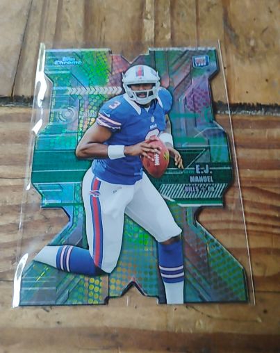 2013 Topps Chrome #RDC-EJM E.J. Manuel Rookie Die Cuts — front