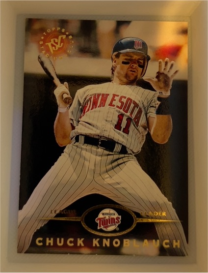 1995 Topps Stadium Club #249 Chuck Knoblauch — front