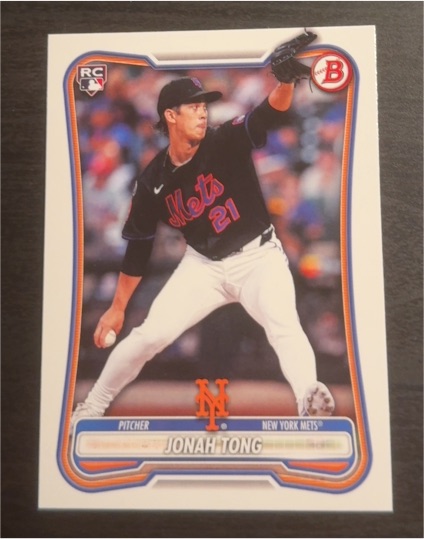 2026 Bowman #65 Jonah Tong — front